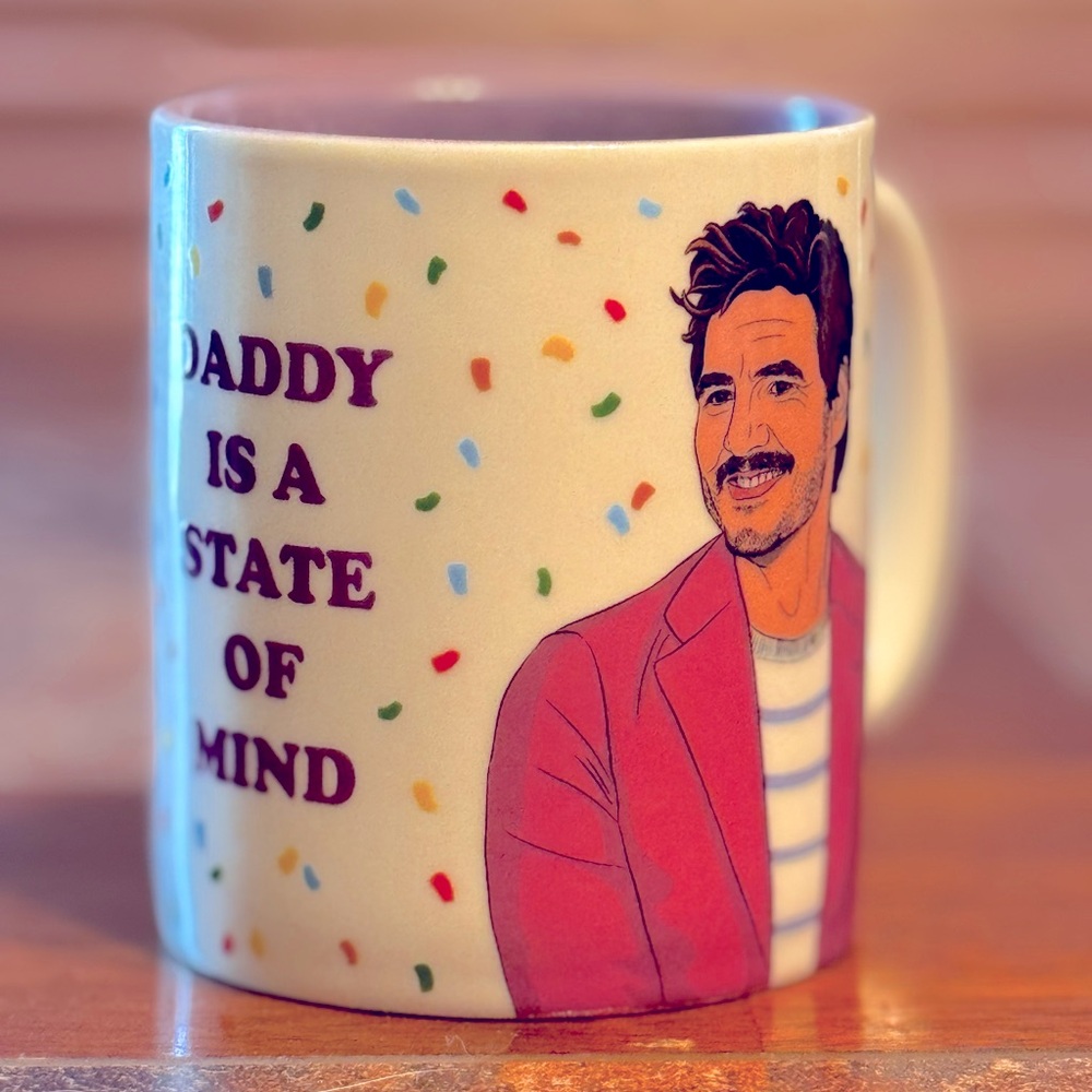 Pedro Pascal Mug “Daddy is a State of Mind” BRAND NEW